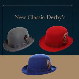 Men derby hats 