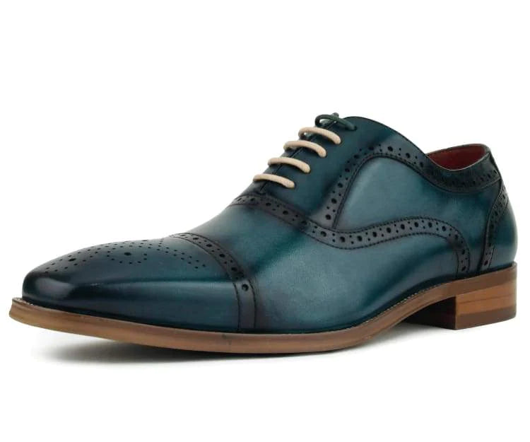 Teal shops mens dress shoes