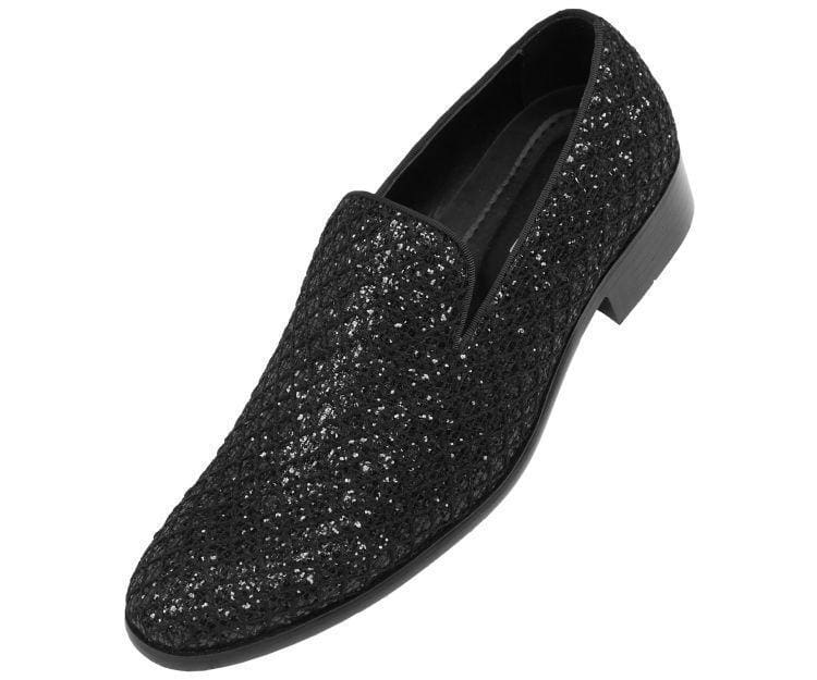 Mens black hot sale sequin shoes