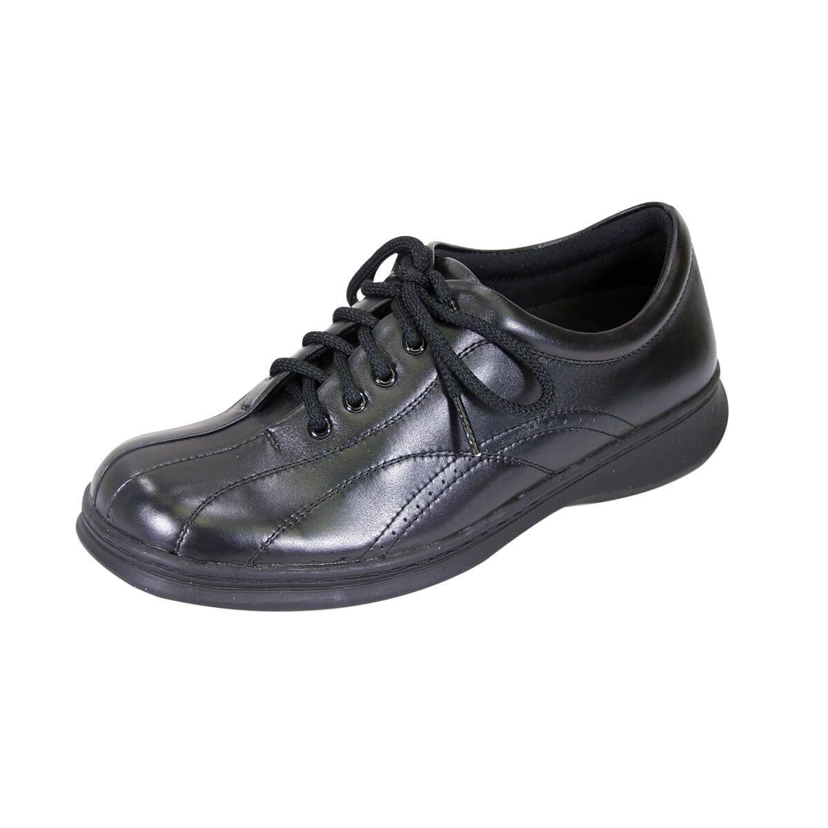 24 HOUR COMFORT Gia Women's Wide Width Leather Oxfords