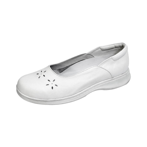 24 HOUR COMFORT Ariel Women's Wide Width Leather Slip-On Shoes