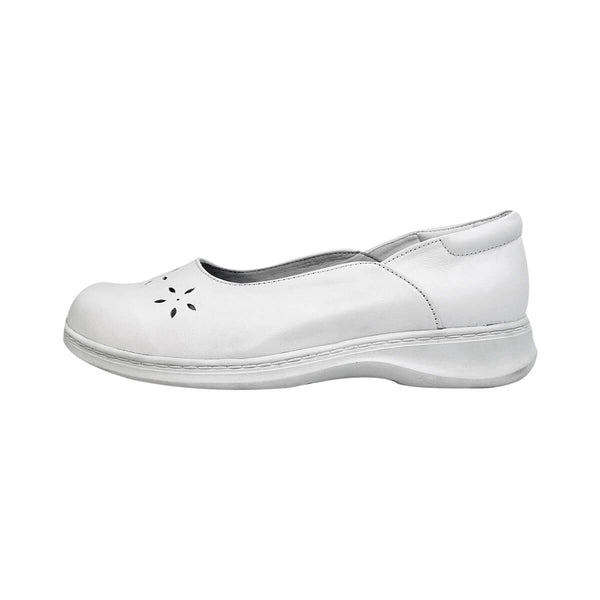 24 HOUR COMFORT Ariel Women's Wide Width Leather Slip-On Shoes