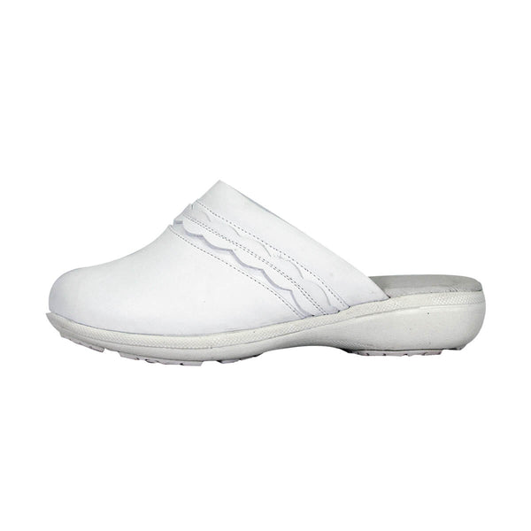24 HOUR COMFORT Maura Women's Wide Width Leather Mules