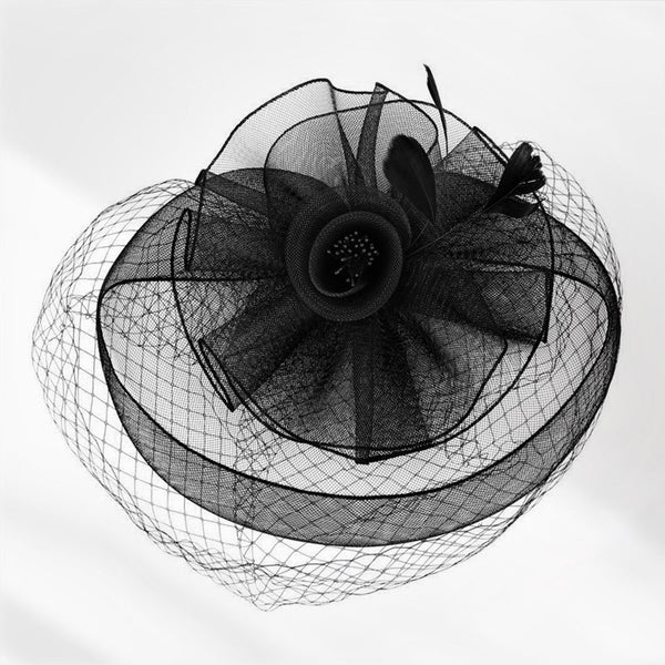 Women Fashion Fascinator 1204 Black