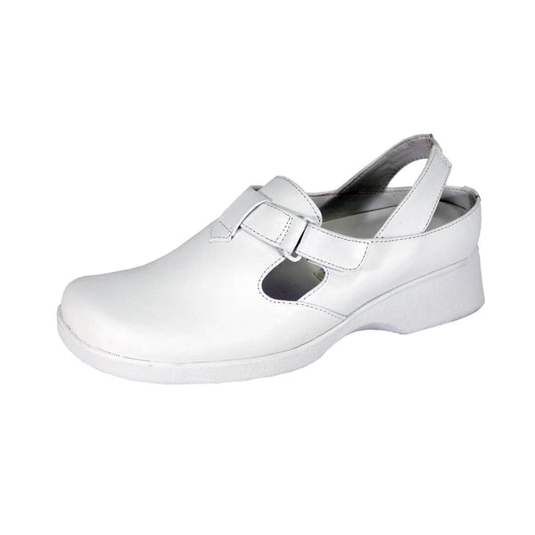 24 HOUR COMFORT Freda Women's Wide Width Leather Clogs