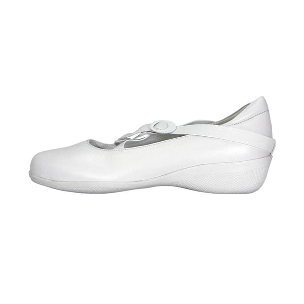 24 HOUR COMFORT Marci Women's Wide Width Leather Slip-On Shoes