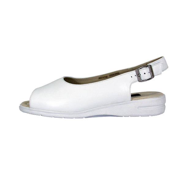 24 HOUR COMFORT Connie Women's Wide Width Leather Sandals