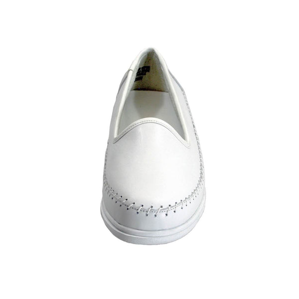 24 HOUR COMFORT Kya Women's Wide Width Leather Slip-On Shoes
