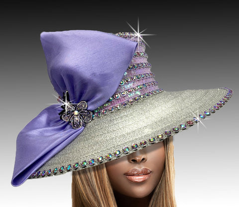 Women Church Hat 3061 Lilac