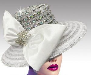 Women Church Hat 3061 White