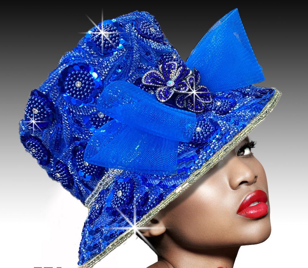 Women Church Hat 3205 Royal