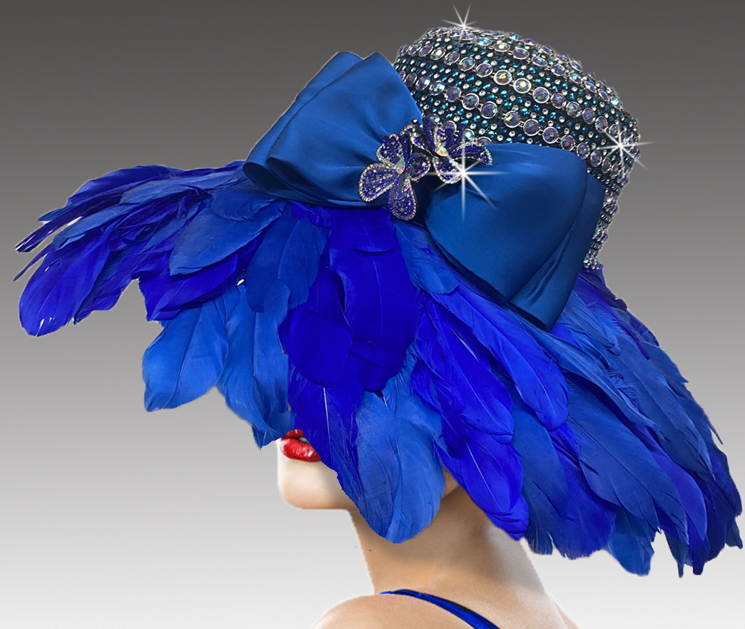 Women Church Hat 3208 Royal