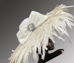 Women Church Hat 3214 White