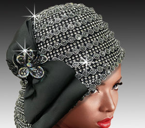 Women Church Hat 3216 Black