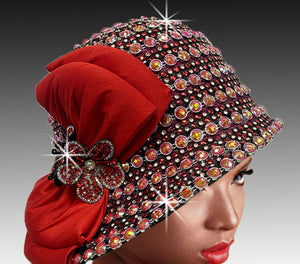 Women Church Hat 3216 Red