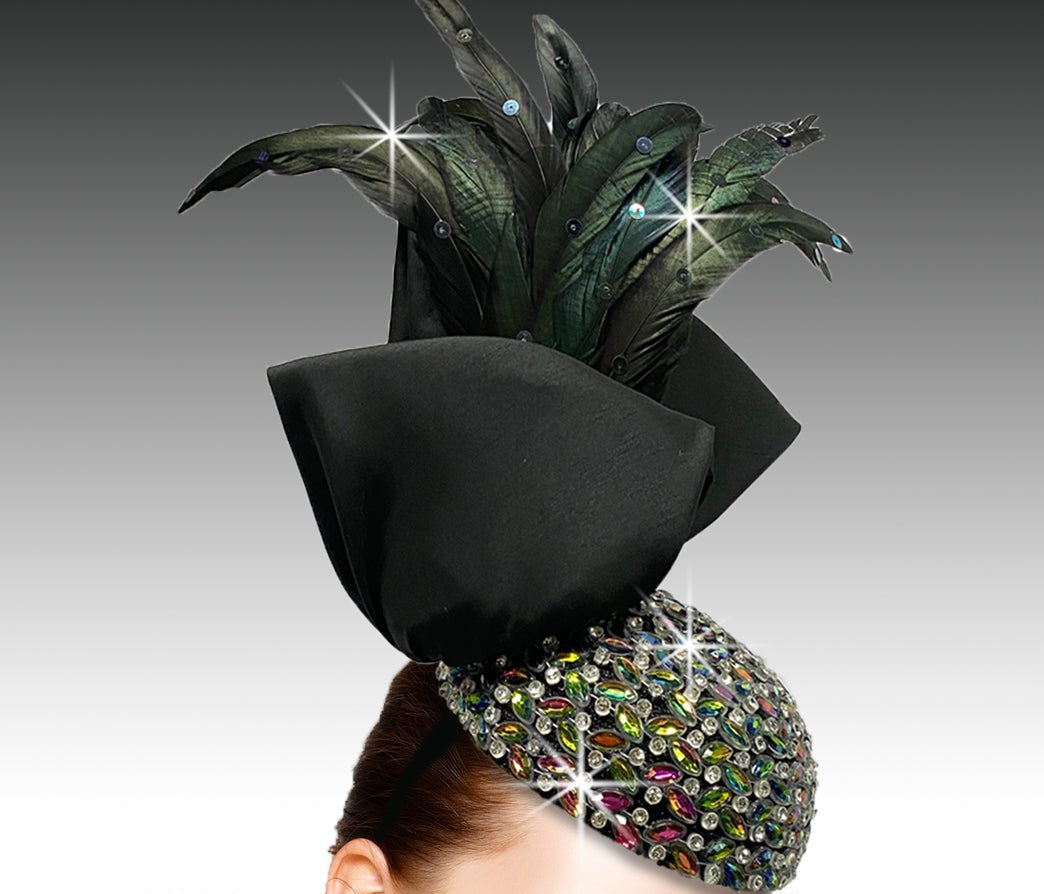 Women Church FASCINATOR 3220 Black