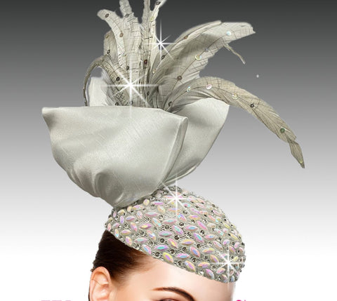 Women Church FASCINATOR 3220 White