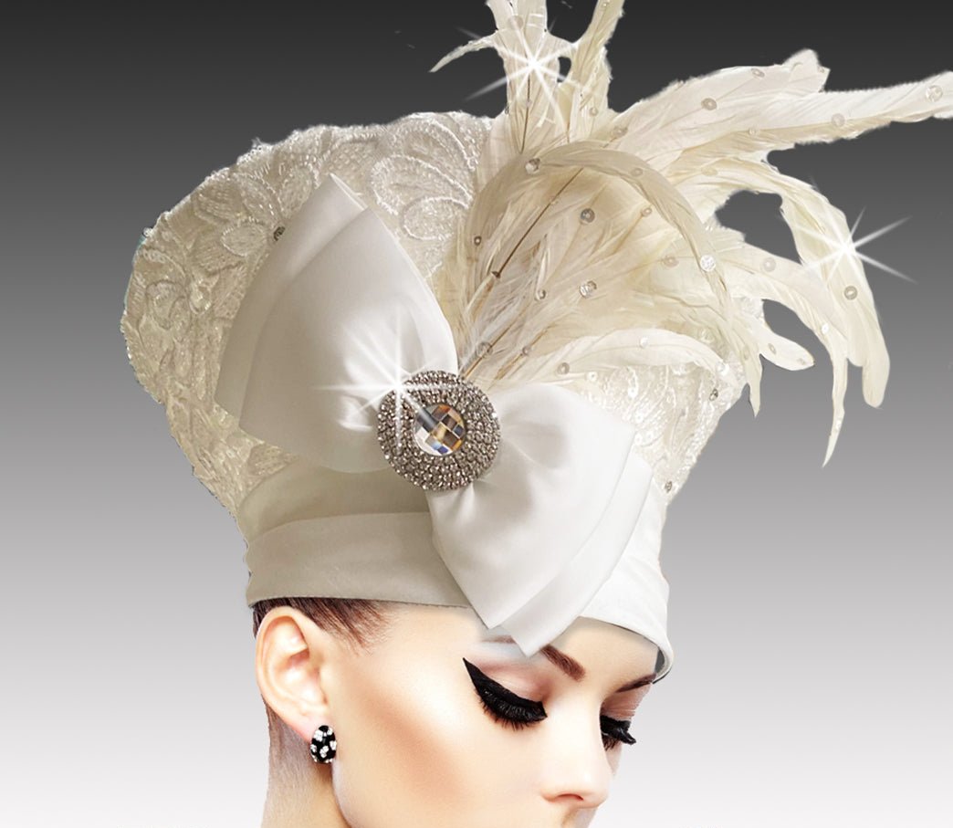 Women Church Hat 3231 Off White