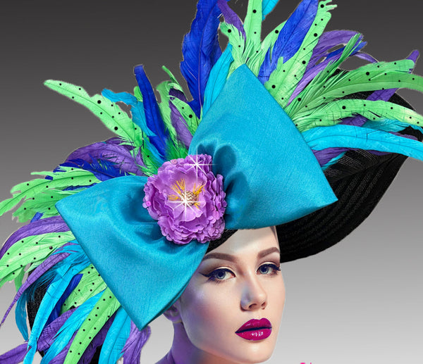 Women Derby Hat 3334 Water Combo