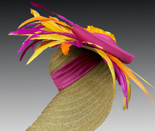 Women Derby Hat 3334 Sun Combo