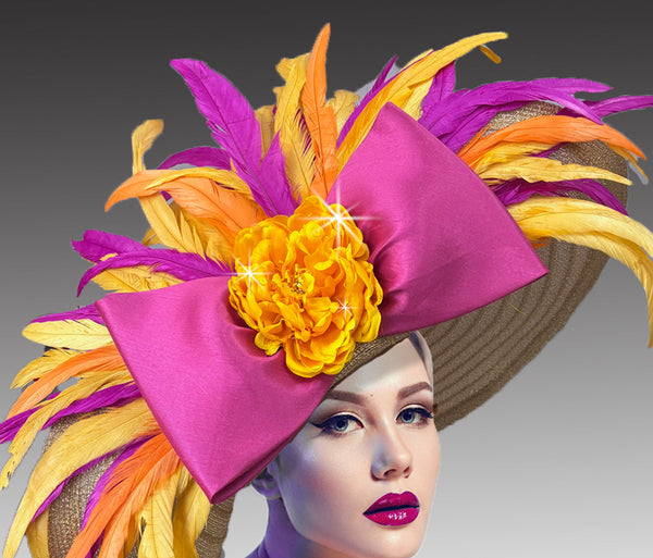 Women Derby Hat 3334 Sun Combo
