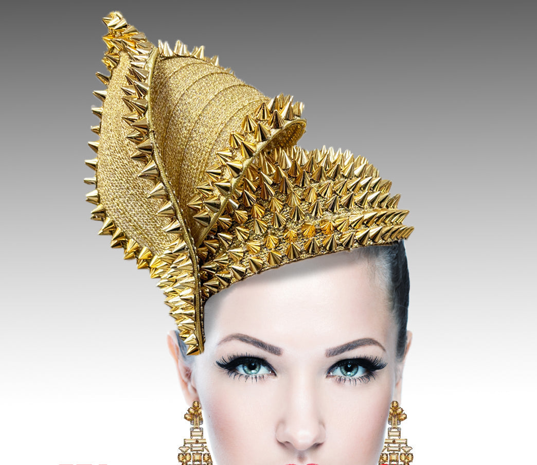 Women Fascinator 3347 Gold