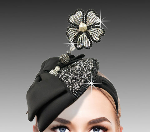 Women Fascinator 3351 Black