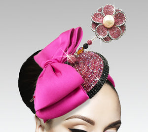 Women Fascinator 3351 Fuchsia