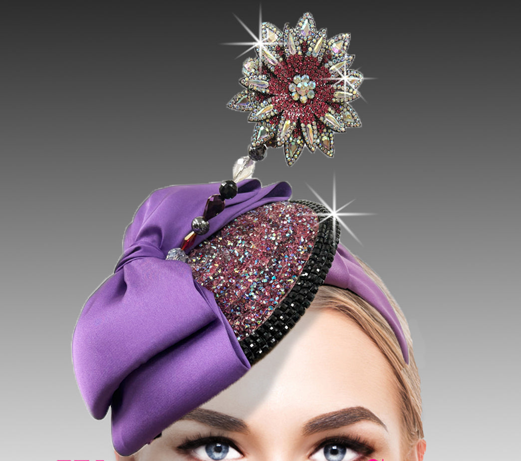 Women Fascinator 3351 Violet