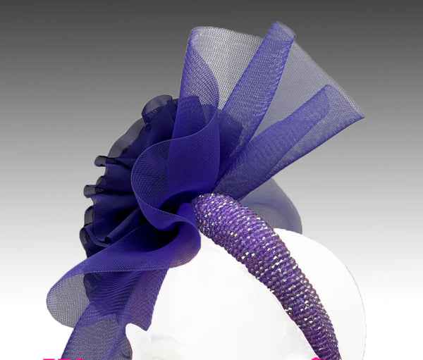 Women Fascinator 3354 Purple
