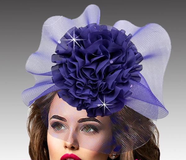 Women Fascinator 3354 Purple