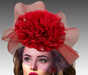 Women Fascinator 3354 Red