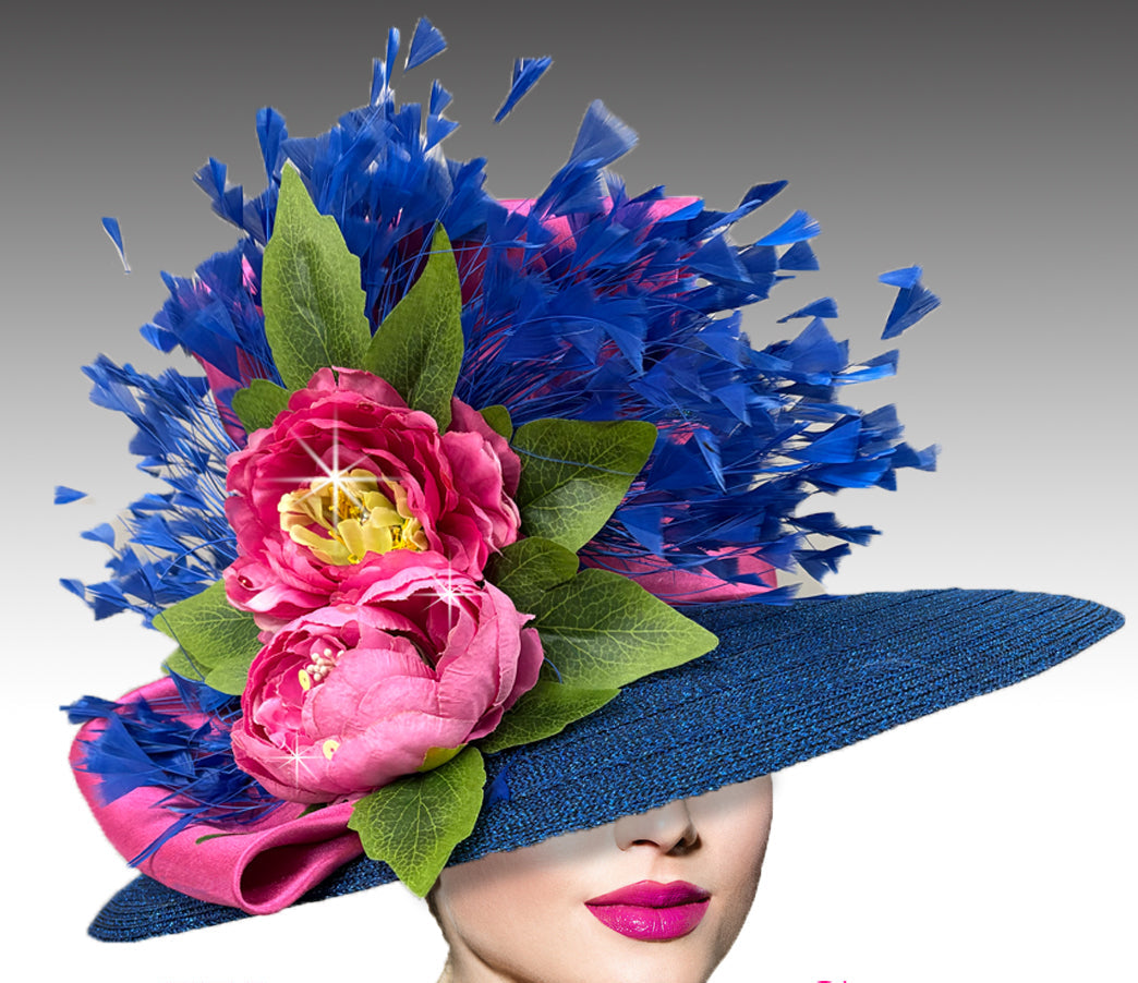 Women Derby Hat 3369 Royal