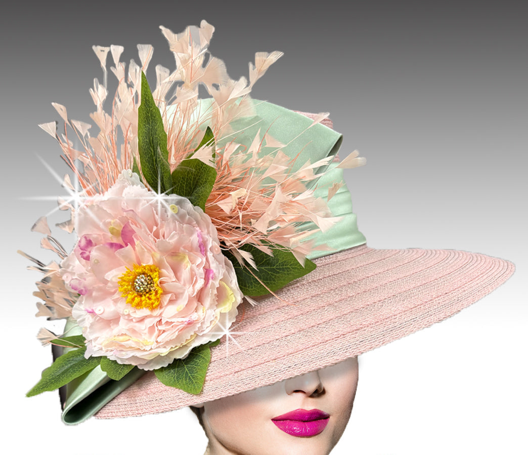 Women Derby Hat 3369 Pink