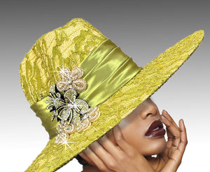 Women Church Hat 3377 PISTACHIO