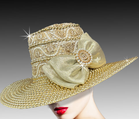 Women Church Hat 3378 BULLION