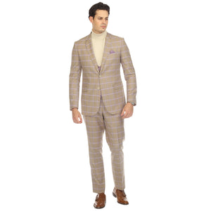 Men's Slim Fit Suit- Wilton Tan