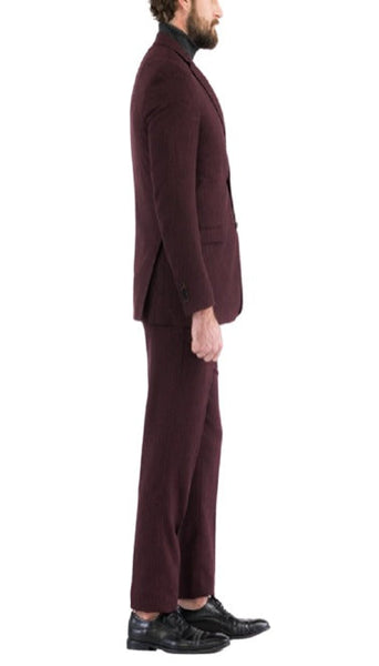 Men's 3 Piece-Bradford Burgundy