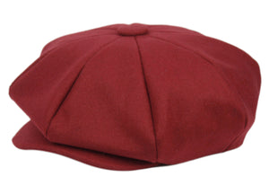 NEWSBOY CAP BIG APPLEJACK BA1778 BURGUNDY