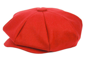 NEWSBOY CAP BIG APPLEJACK BA1778 RED