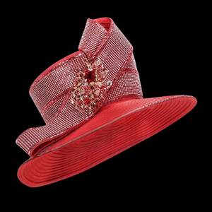 Women's Church Hat 140-Red