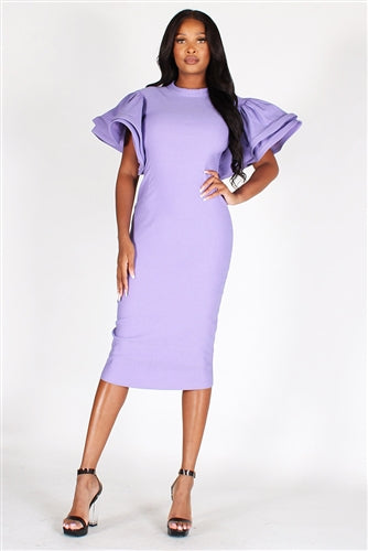 Women Church Dress El1853 Lilac