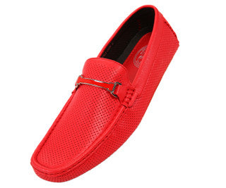 Men Walking Shoes- 005 Red