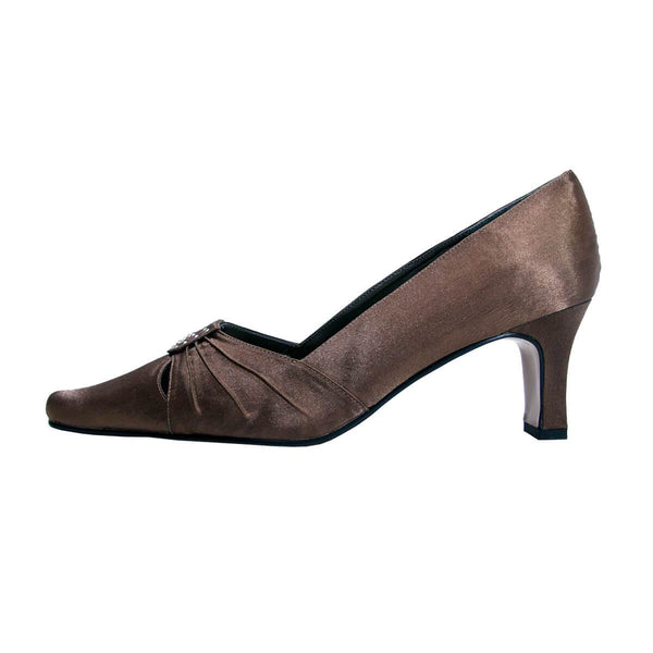 Women's Dress Church Shoes BDF 663C Bronze