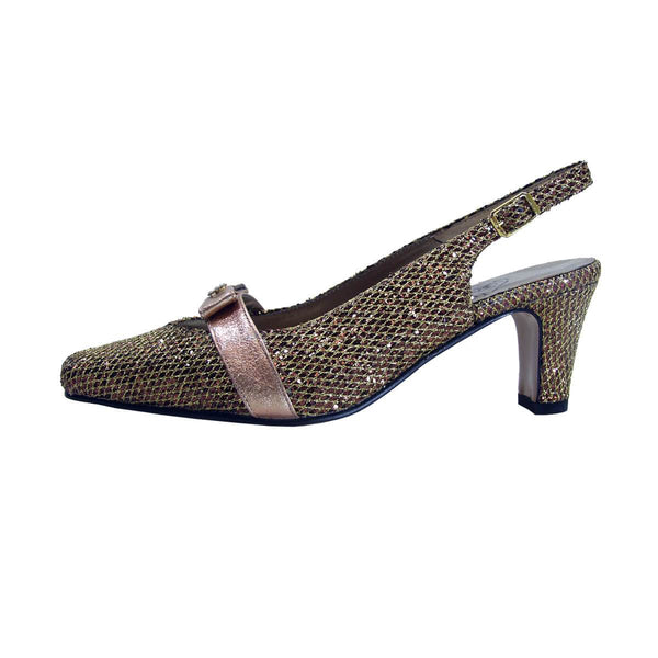 Women Church Shoes 729 Bronze