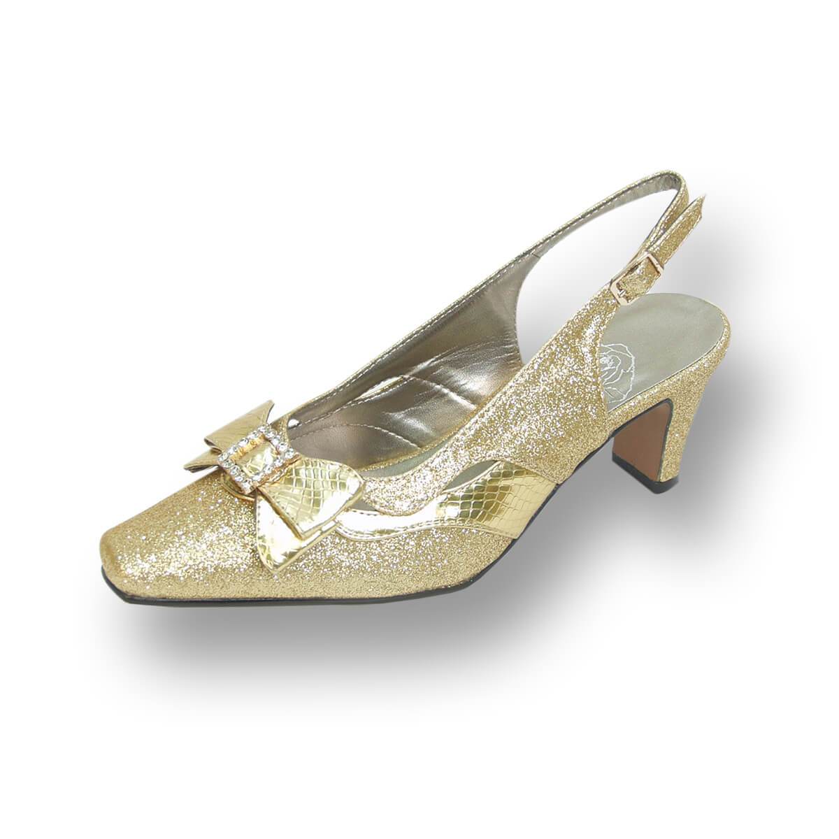 Women Church Shoes 786 Gold