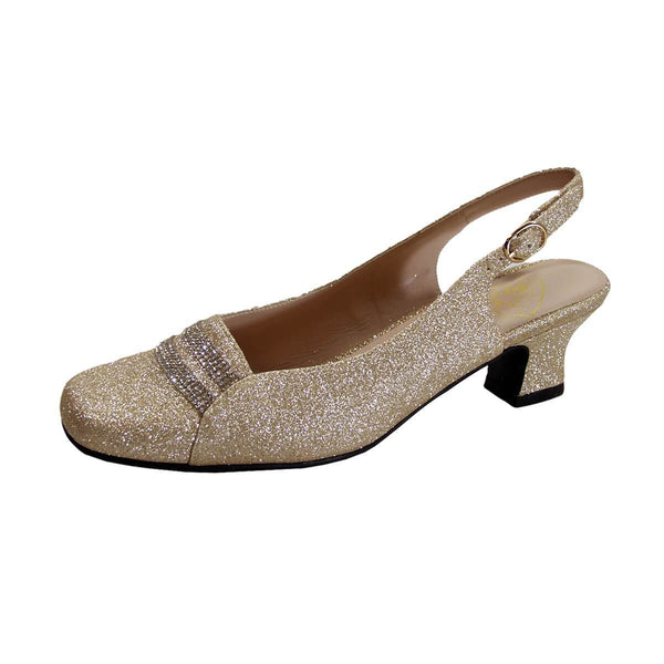 Women's Slingback Dress Shoe 908C Champagne