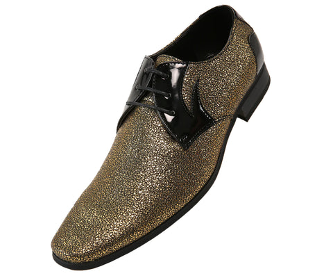 Men's Dress Shoes Daz Black Gold