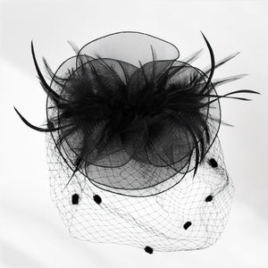 Women Church Fascinator 1237 Black