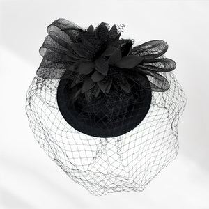 Women Fashion Fascinator-1261 Black